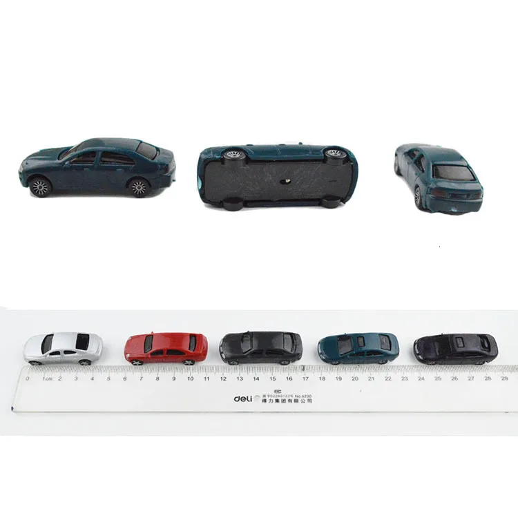 50 шт. Миниатюрная модель игрушки для автомобиля 1:100 ABS пластик крошечный автомобиль для модели Diorama архитектурное расположение пейзажей