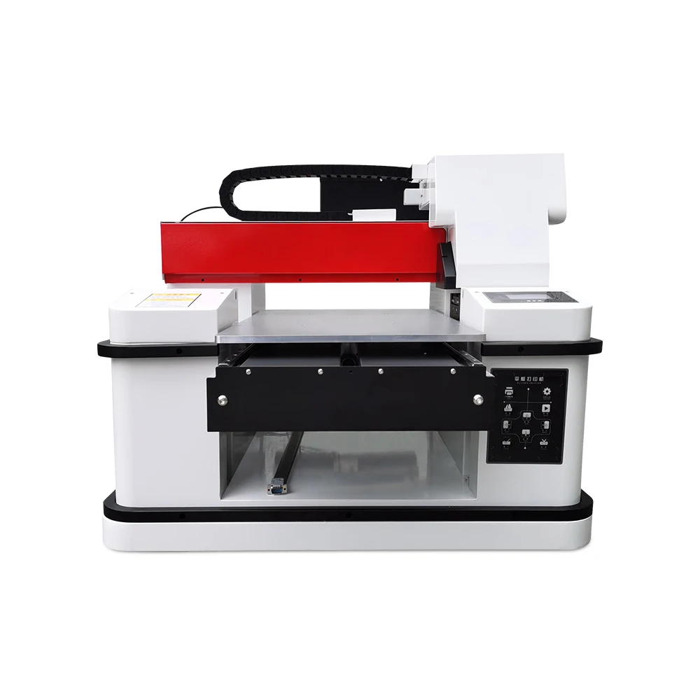 12 Colors Automatic A3 Flatbed UV Printer with Varnish Printing Phone Case Printing Machine for Metal Acrylic Double Printhead