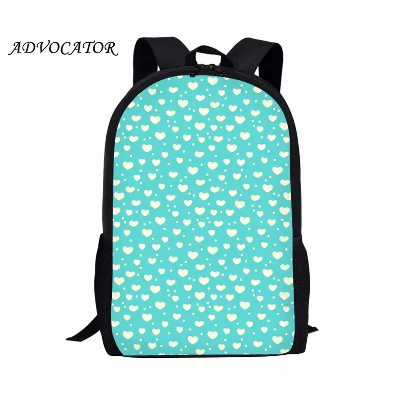 New Waterproof Kids Backpack Girls Cartoon Love Design Students Travel Shoulders Backpacks Large Capacity School Bags Mochila
