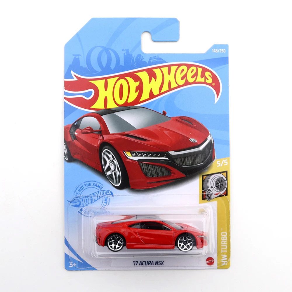 

2021-148 Hot Wheels 17 ACURA NSX Mini Alloy Coupe 1/64 Metal Diecast Model Car Kids Toys Gift