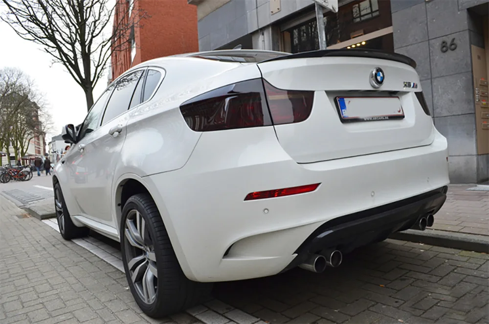Черный спойлер AITWATT для BMW X6 E71 с 2008 по 2014 г. высококачественный АБС-пластик задний