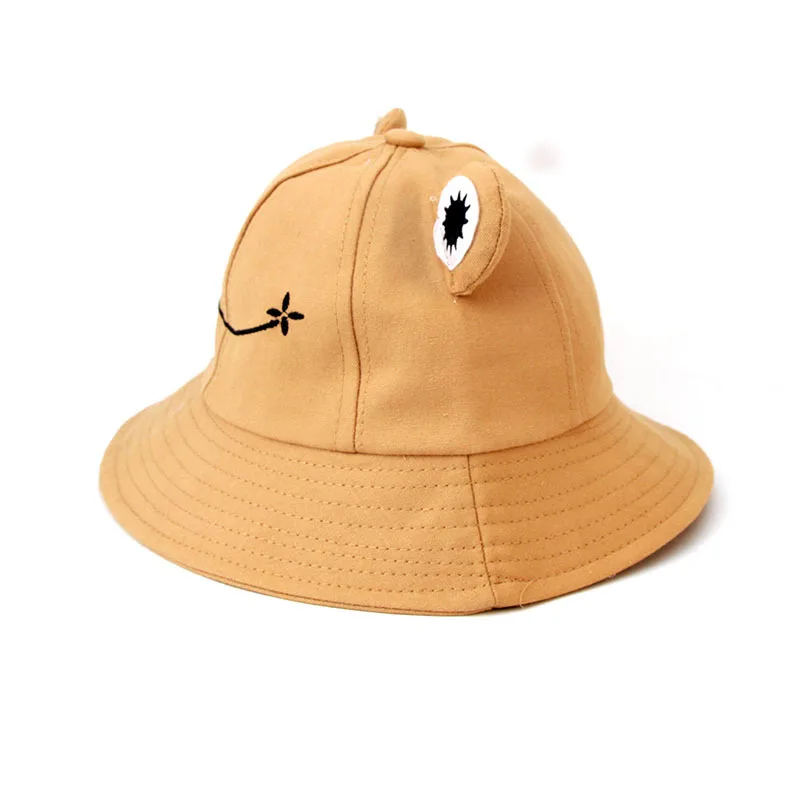 

Khaki Fashion Frog Bucket Hat for Women Summer Beach Fishing Cap Sunhat