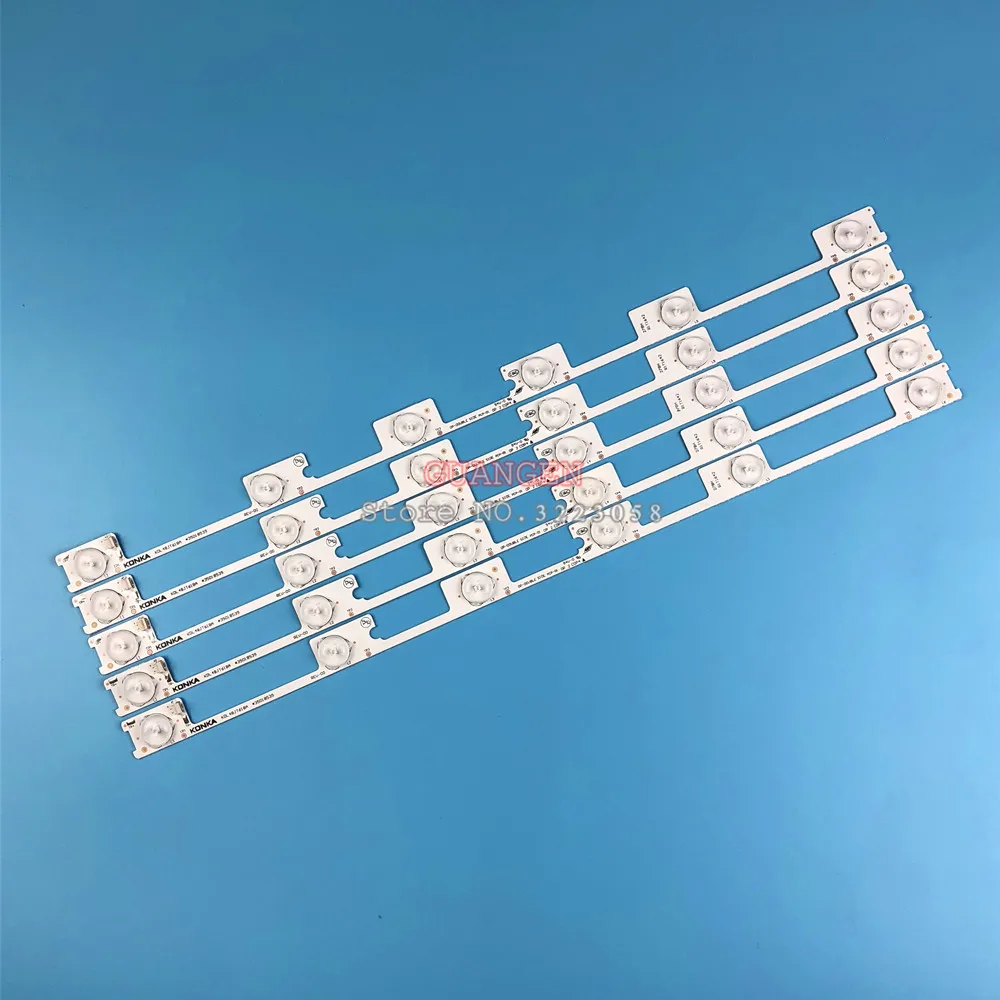 100 шт. 6 в алюминиевый светодиодный Телевизор с подсветкой полосы для Konka KDL48JT618A