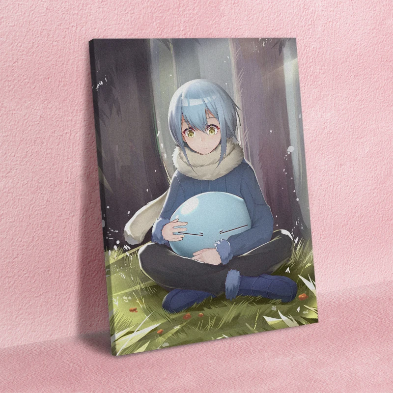 

HD Prints Pictures Rimuru Tempest Home Decor Paintings Canvas Modular Japanese Anime Poster For Bedroom Wall Art Frame