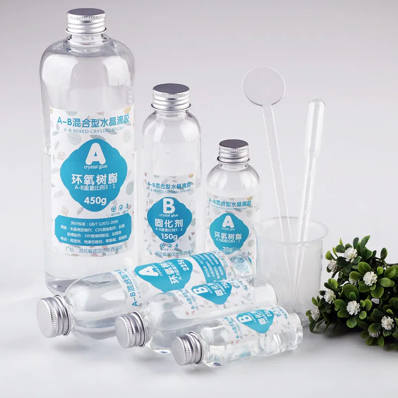 Прозрачная смола эпоксидная защитная пленка высокой прозрачности AB Крей форма