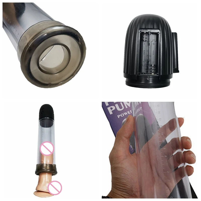 Электрический вакуумный насос для пениса увеличивающий рост мужской удлинитель