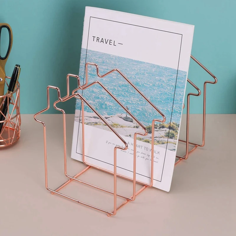 Кейсы для хранения журналов папка с перегородками Металл 5 слот стол органайзер