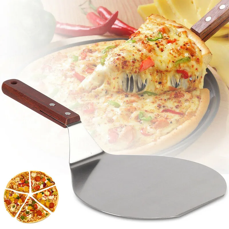 Pizza Fader Stainless Steel Cake Server Made Of Bread Shovel Cutlery Supplies | Дом и сад