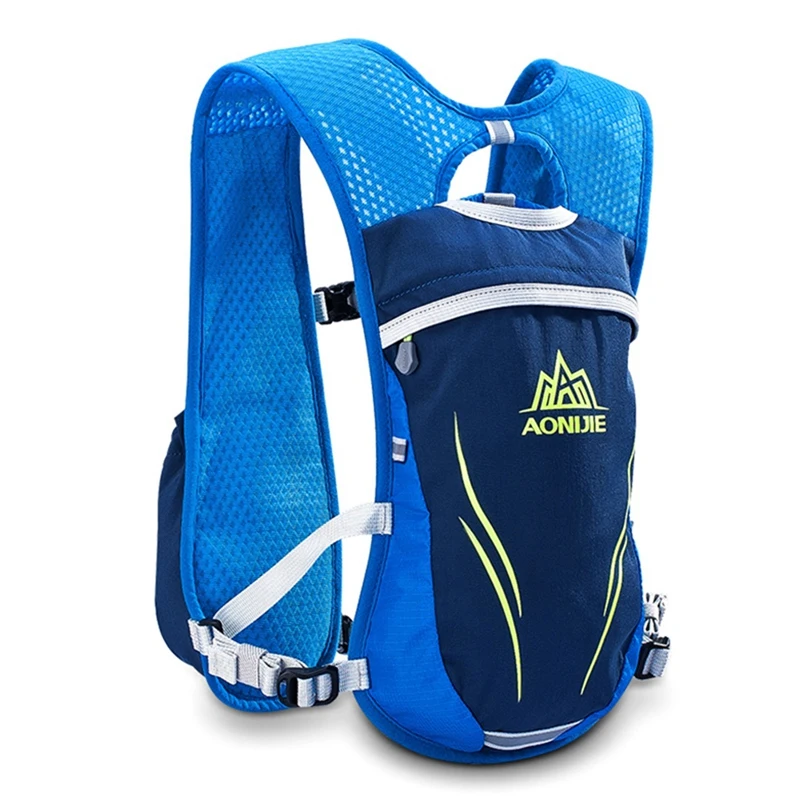 

AONIJIE Hydration Backpack Rucksack Bag Vest Harness for 1.5L Water Bladder Hiking Camping Running Marathon Race Sport 5.5L