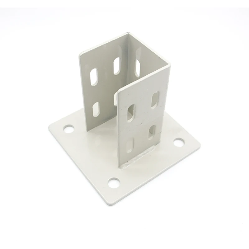 Стальная 6060 напольная Базовая пластина с двойным отверстием для Т-образного