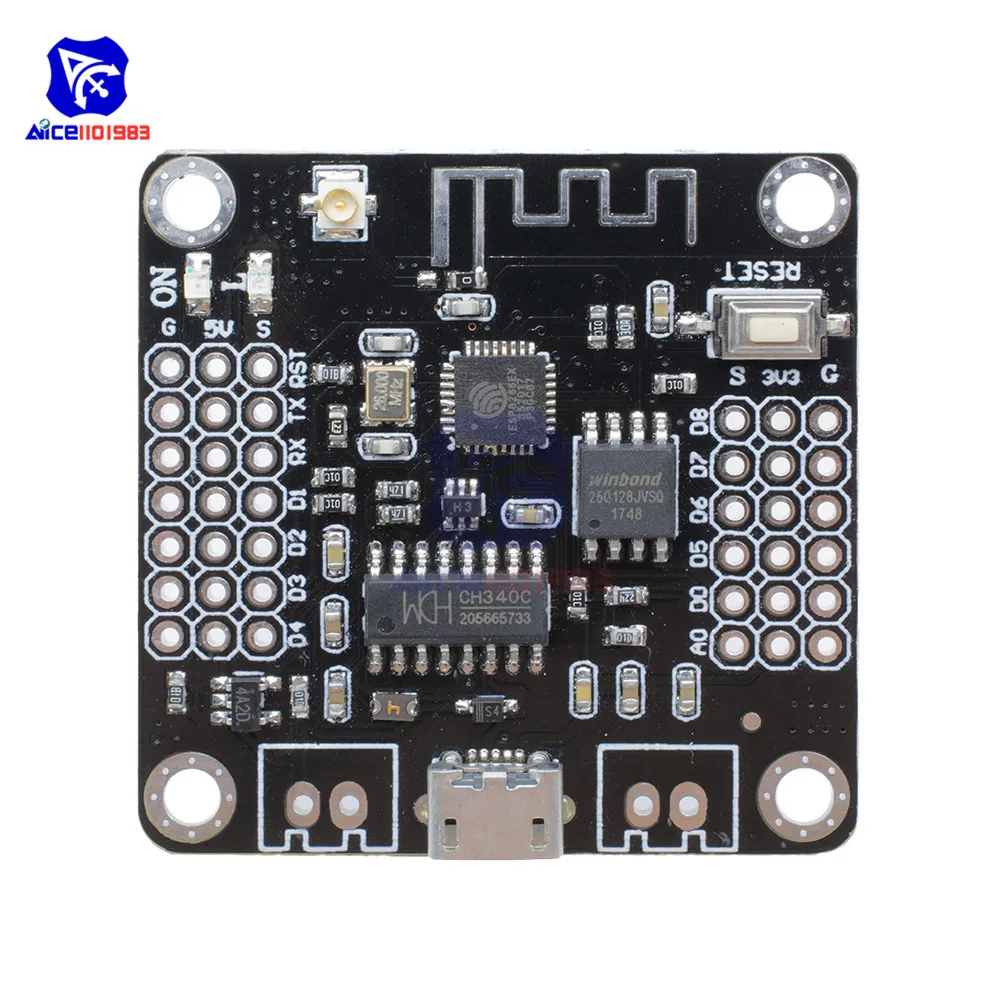 Беспроводной модуль diymore DM Strong Series ESP8266 беспроводной CH340 CH340G Micro USB 5 в 3 В для Arduino IDE