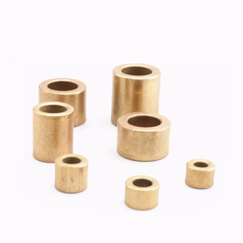 Powder metallurgy copper-based oil-bearing bearing guide bushing bush bush copper sleeve inner diameter 4 5 6 8 10 12