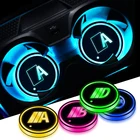 Светящийся Автомобильный держатель для подставки под водой, 7 цветов, USB-зарядка, Автомобильный светодиодный атмосферный светильник для Bmw X5 E53 E70 F15 G05, аксессуары