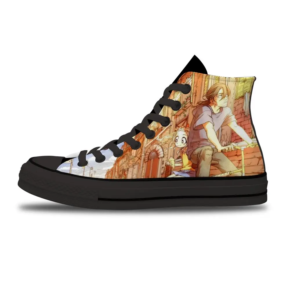 

My Hero Academia Diy Breathable Sports Non-Slip Leisure Shoes Cartoon Hot Japanese For man Unisex trend High-top canvas shoes
