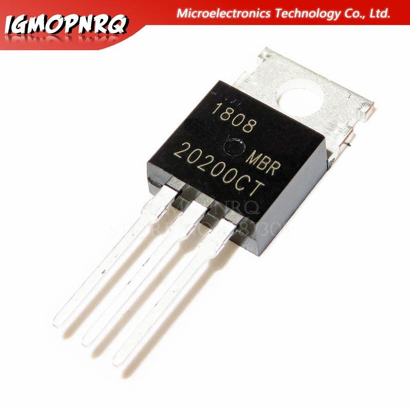 10 шт. MBR20200CT MBR20200 MBR20200C Schottky и выпрямители 20 Ампер 200 Вольт двойной до 220 новый