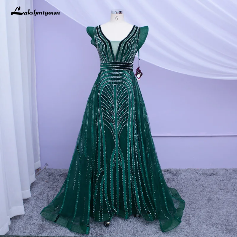 Вечерние платья Дубая 2020 длинные женские без рукавов с V образным вырезом