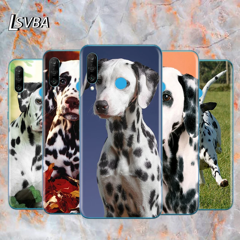 

Dalmatian dog Soft TPU Silicone Cover For Huawei P40 P30 P20 Pro P10 P9 P8 Lite E Plus 2019 2017 Phone Case