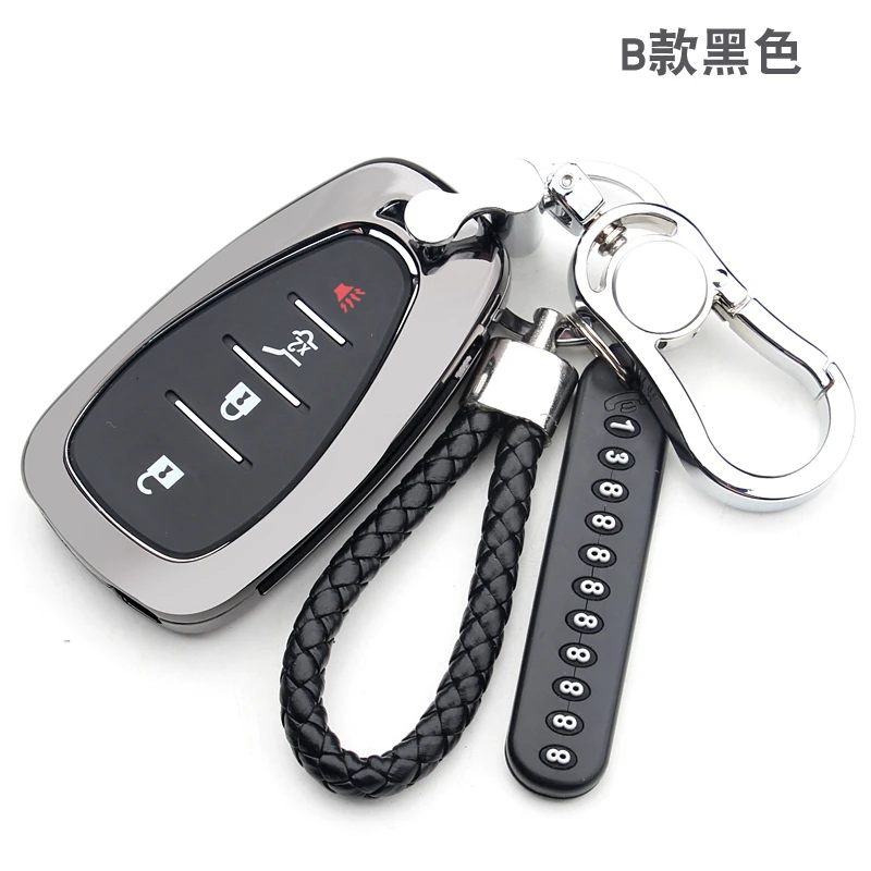 

Zinc alloy Car Key Cover case for Chevrolet Key Remote Cover Chevy Camaro Cruze Malibu 2017