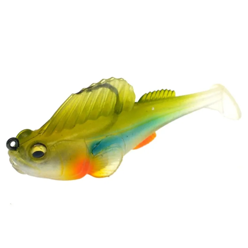

1pcs Fishing Lure 5g 10g 14.5g 20g Lead Head Hook Soft Bait 3D Eyes Lures Artificial Rubber Baits
