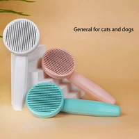 pet cat and dog hair shedding comb button 256 needle massage combs dog hair remover pet dog cat grooming tool massage pet comb