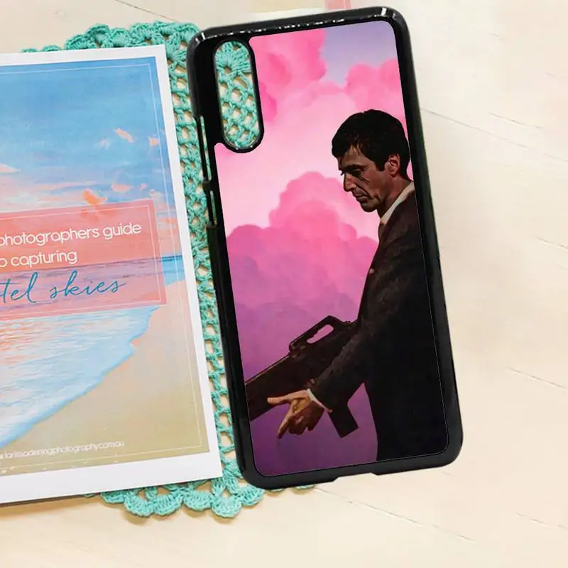 

Scarface Tony Montana pattern Phone Case PC for iPhone 11 12 pro XS MAX 8 7 6 6S Plus X 5S SE 2020 XR