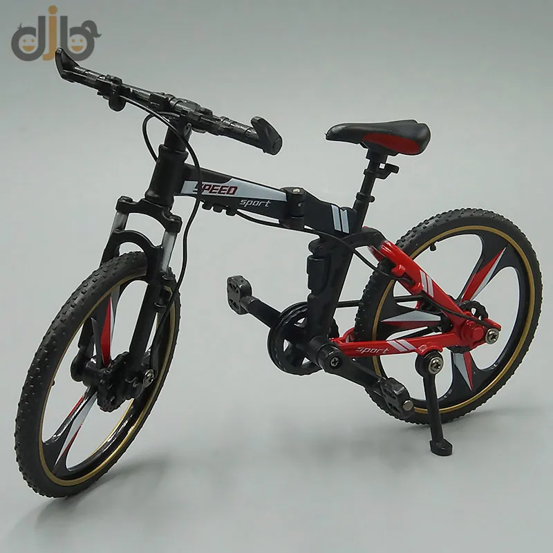 

1:10 Diecast Metal Bicycle Model Toys Folding MTB Mountain Bike For Collection