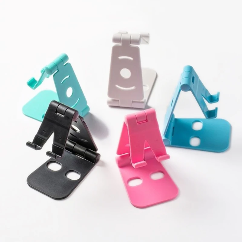 

Foldable Phone Holder Desktop Mobile Stand For Tablet Cell phone Universal Plastic Desk Phone Stand Smartphone Support Bracket