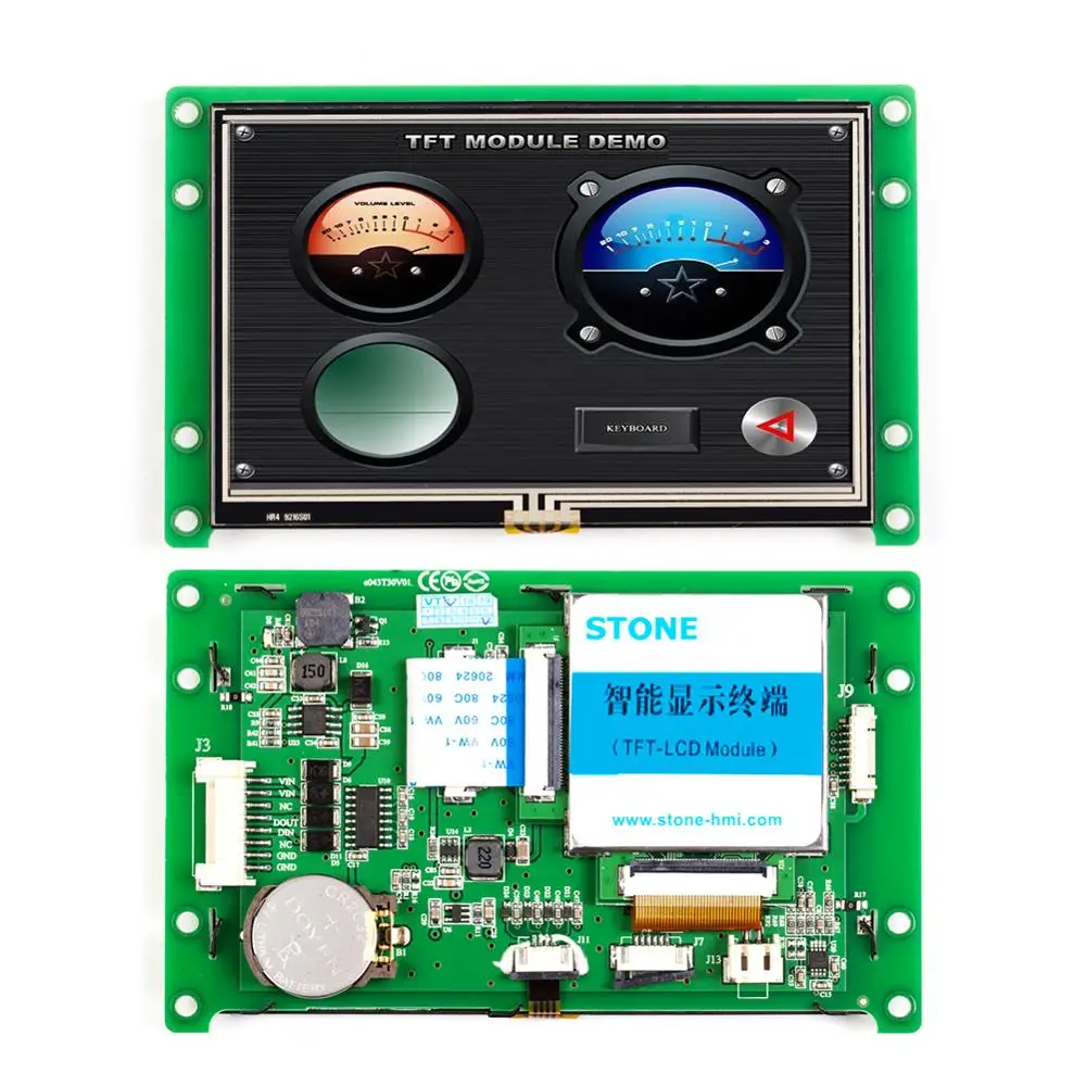 Камень настроить любой размер TFT LCD модуль и 4 3 HMI монитор с UART порт | Электронные