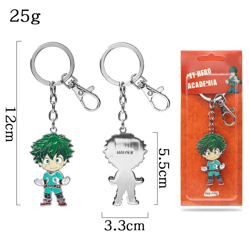 Мой герой Академия аниме металлический брелок с Midoriya Izuku Косплей Аксессуары