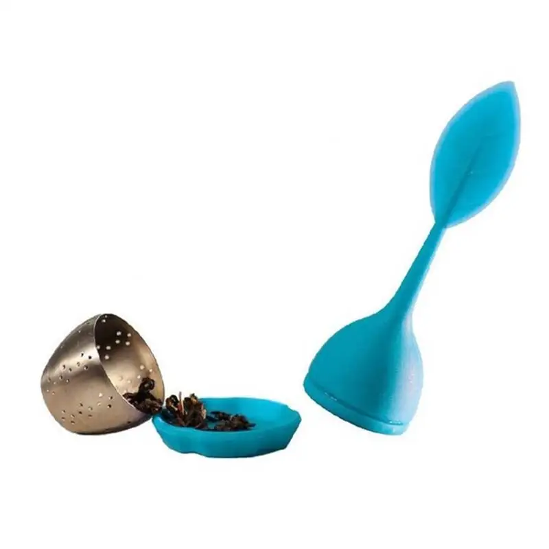 Творческий листьев чая силикона качества еды крылом многоразовые чай аксессуар