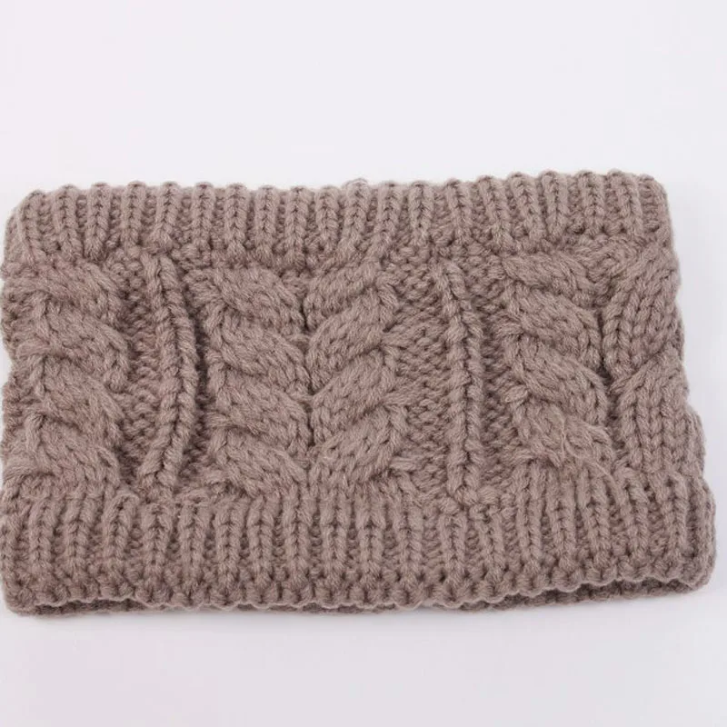 Женские вязанные вязаные повязки на голову женские зимние модные аксессуары для