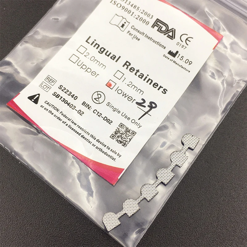 Стоматологические Ортодонтические бондонтические фиксаторы 2 шт. сетчатые