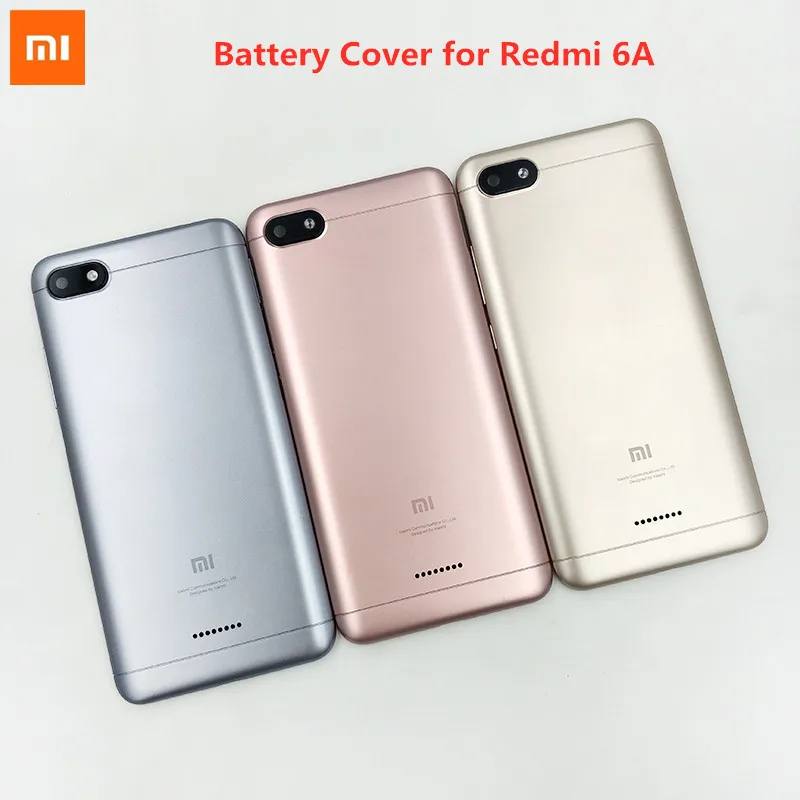 Redmi 6A новый задний корпус чехол для XIAOMI Red mi запасной аккумулятор с объективом