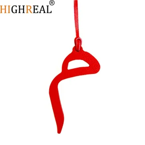 Выполненный на заказ класса люкс из натуральной кожи; Женская обувь с рисунком алфавита арабский письмо брелок для рюкзака кулон Женская сумка Шарм