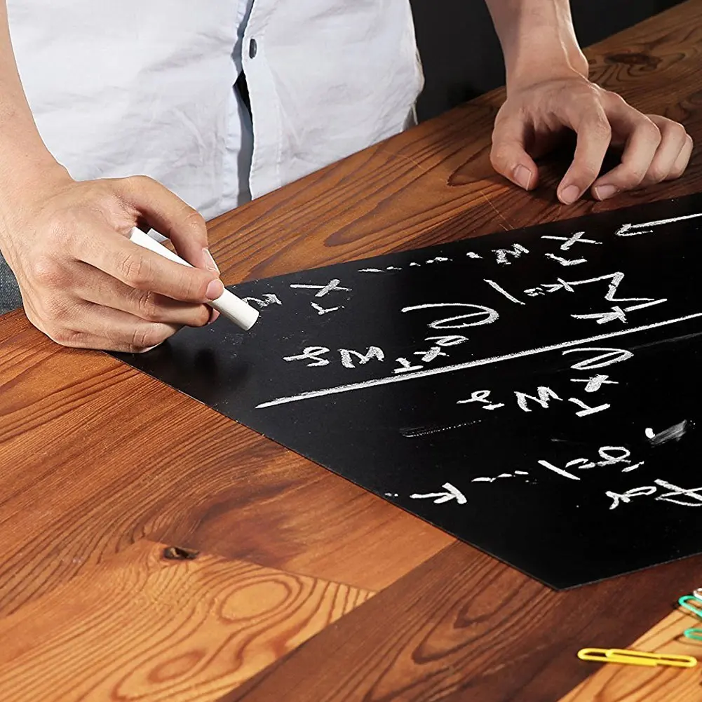 

Reusable Roll Up Black/White Board Stickerboard Drawing Painting Board H88F