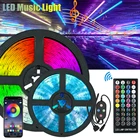 Музыка Светодиодный светильник полоса KTV украшение RGB ленточный светильник ing RGB Водонепроницаемая фоновая лампа 5 м 10 м полоски Bluetooth пульт дистанционного управления