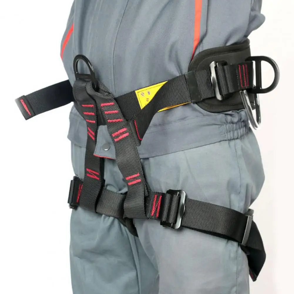 professional outdoor anti fall rescue climbing cave outdoor spider work half length seat belt half protection safety strap climb free global shipping
