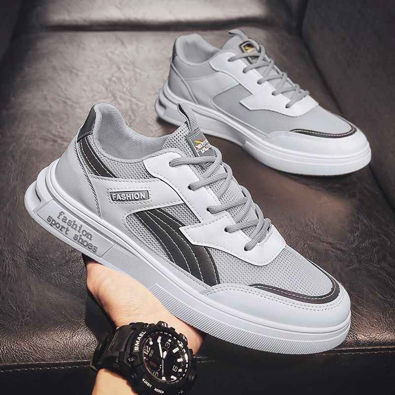 

Outdoor Casual Shoes Spring All-match Men's Shoes Breathable Comfortable Mesh Shoes Low-top Sneakers Wear-resistant Flat Shoes