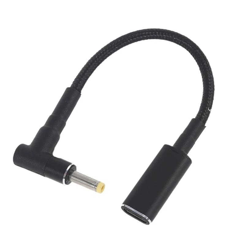 

PD 100W Type C to DC 4X1.7mm Braided Cord Support Charge Data Sync Laptop Cellphone Charging Accessories