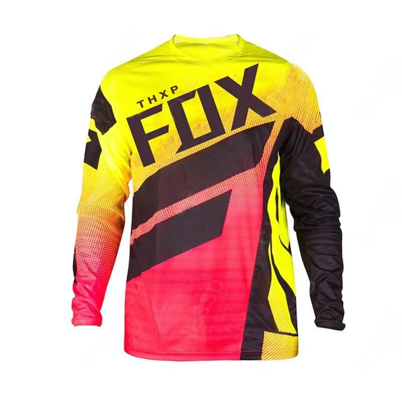 

Mountain bike downhill jersey, cross-country motorcycle jersey, Fox Mtb DH thxp jersey, breathable 2021 new team customization