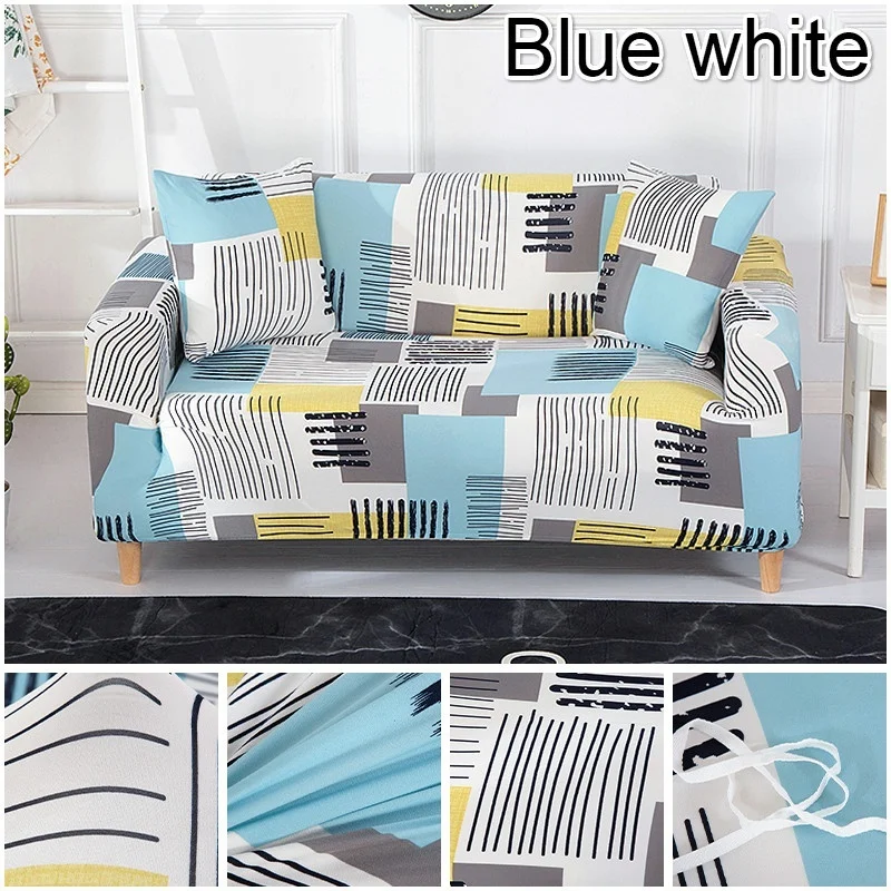 

Geometric Elastic Sofa Cover For Living Room Modern Sectional Corner Sofa Slipcover Couch Cover Chair Protector 1/2/3/4 Seater