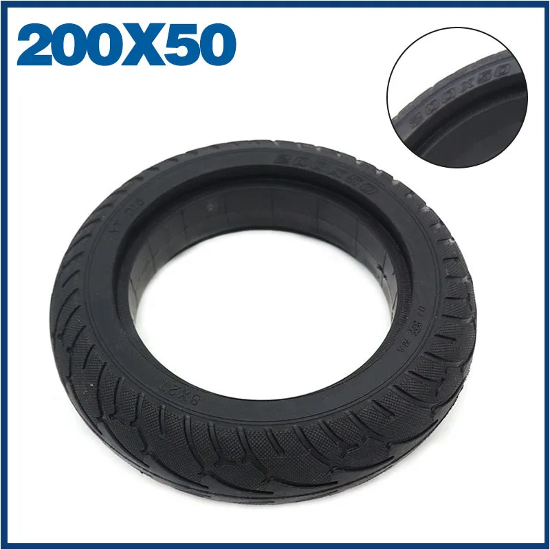 

8 inch 200x50 Explosion-proof Electric Bike Scooter Tubeless Tyres 8 Inch Motorcycle Solid Wheel Tires Bee Hive Holes