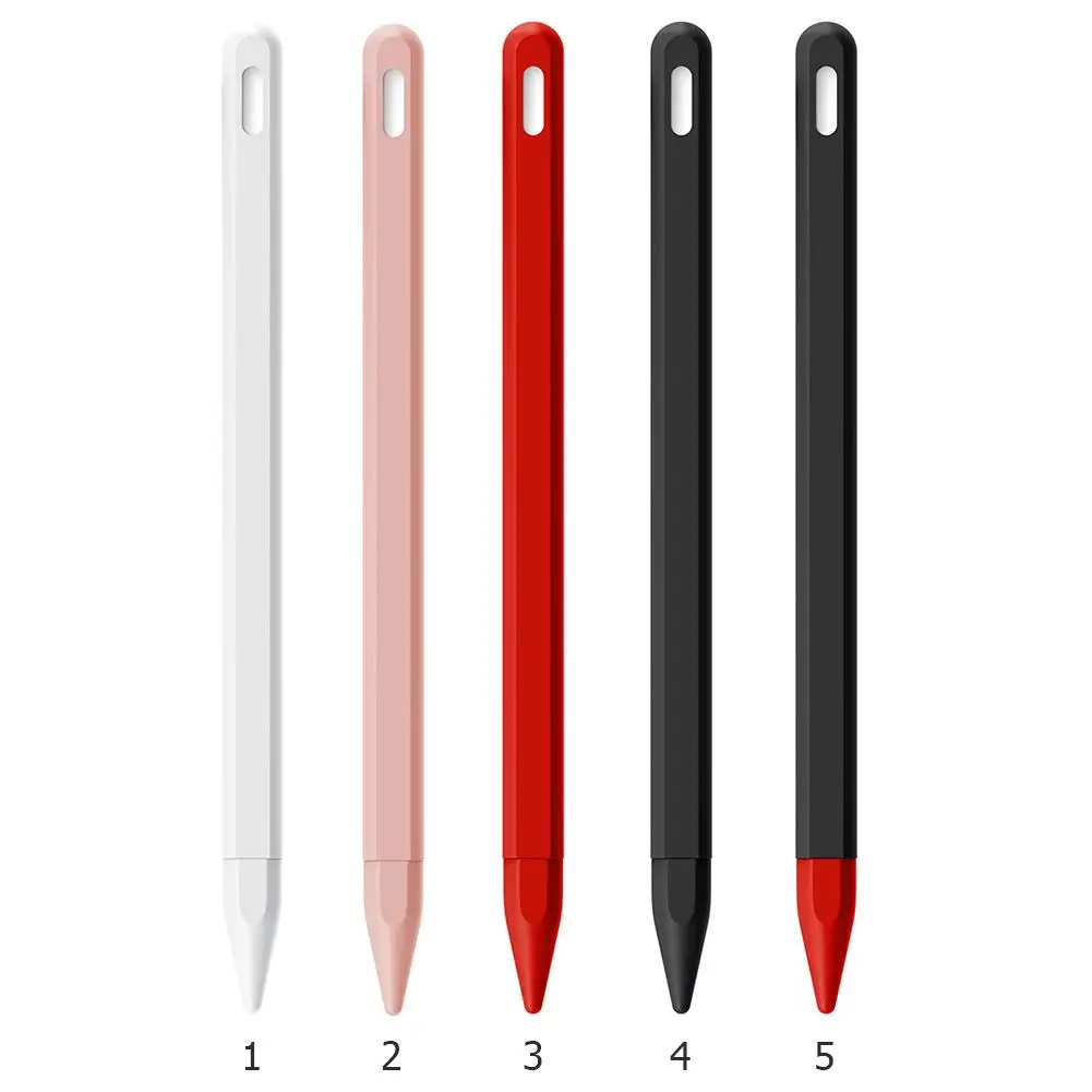 

Чехол для стилуса Apple Pencil 2 iPad Pro 2019, защитный чехол для сенсорного экрана, портативный Мягкий силиконовый чехол