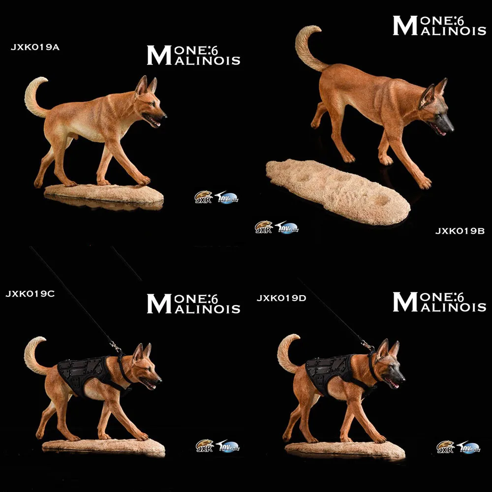 

1/6 Scale Figure Scene Accessories Pet Dog JXK019 Malinois Model Animal Figure Suit for 12 inches Action Figure Simulation Model