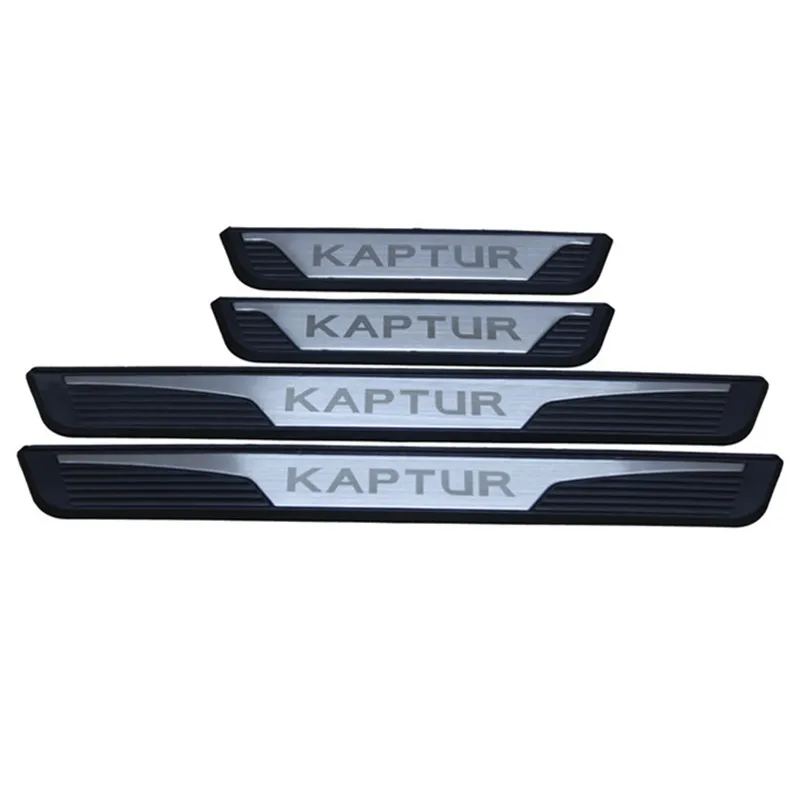 

Captur/ Kaptur 2016-2019 Door Sill Cover Trim Stainless Steel Scuff Plate Door Sill For Renault Captur/ Renault Kaptur 2015-2019