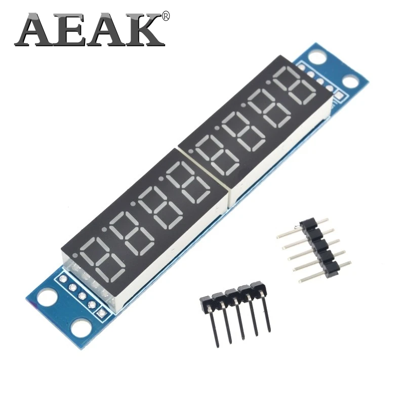 AEAK MAX7219 CWG 8-значный цифровой модуль управления для Arduino | Электронные компоненты и