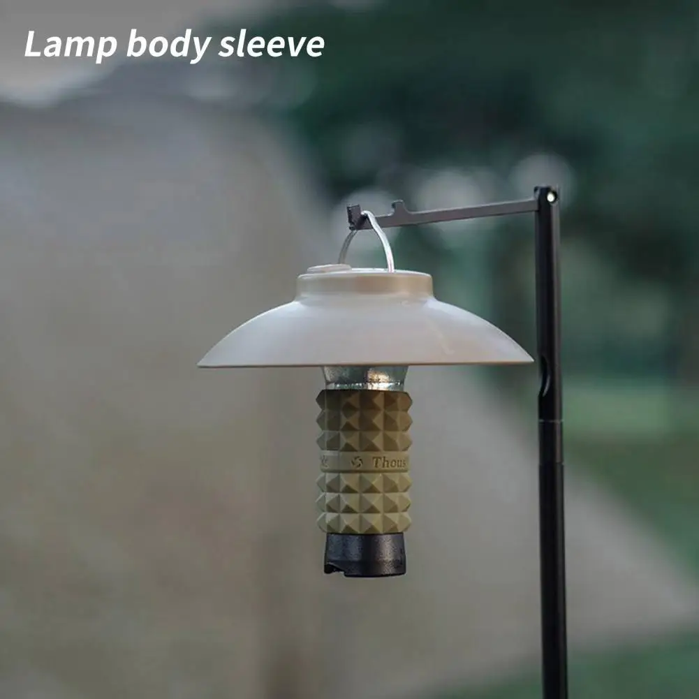 

Lampshade Sleeve Reflective Paint Protective Camping Lampshade Scratch-Proof Flexible Useful Camping Lamp Sleeve Lampshade