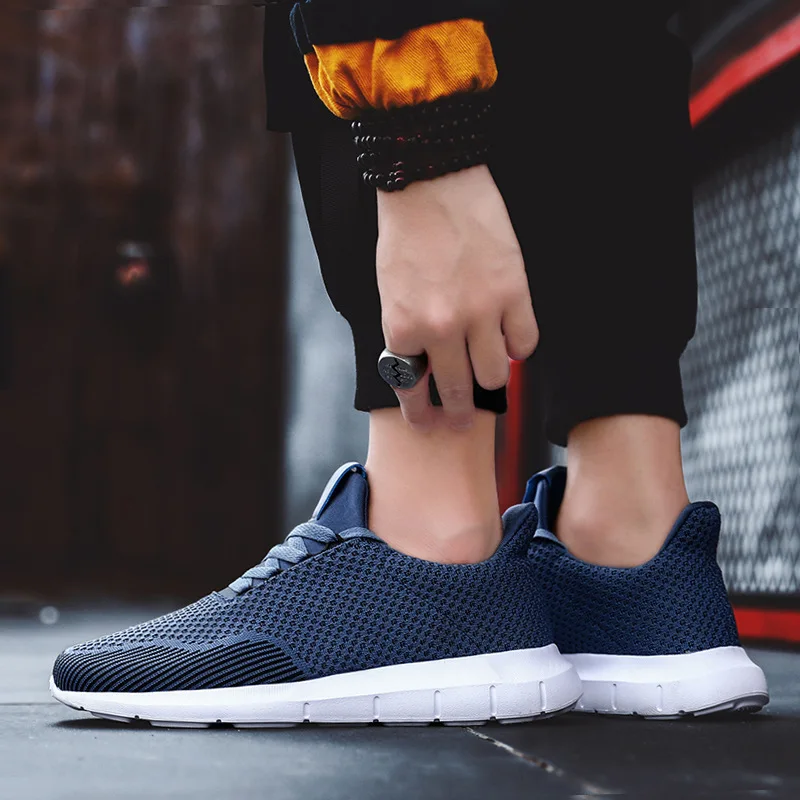 Кроссовки мужские сетчатые с подошвой из ЭВА удобные повседневные сверхлегкие