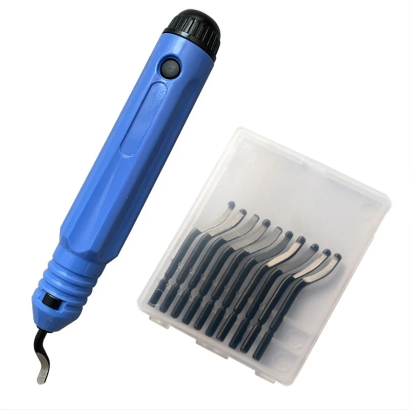 

Handle Burr Metal Repair Deburring Tool Kit Router Bit Rotary Deburr Blades Remover Hand DeburRed for Wood Plastic