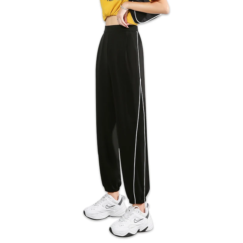 Новинка недорогие женские повседневные спортивные штаны для тренировок с